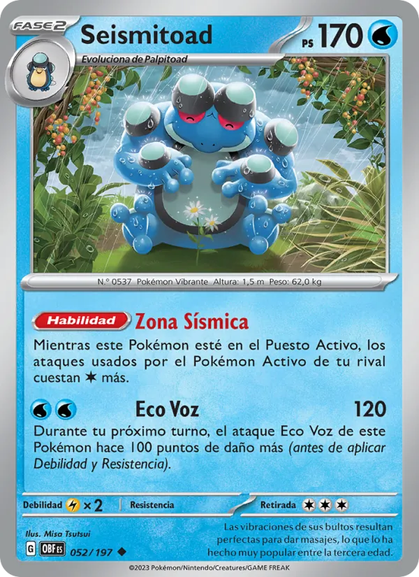 Seismitoad (Obsidian Flames #052/197)