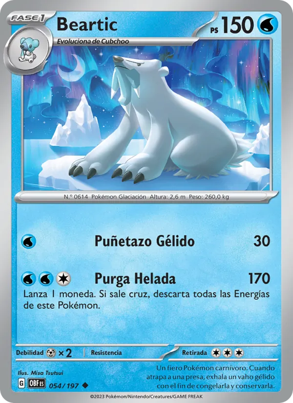 Beartic (Llamas Obsidianas #054/197)
