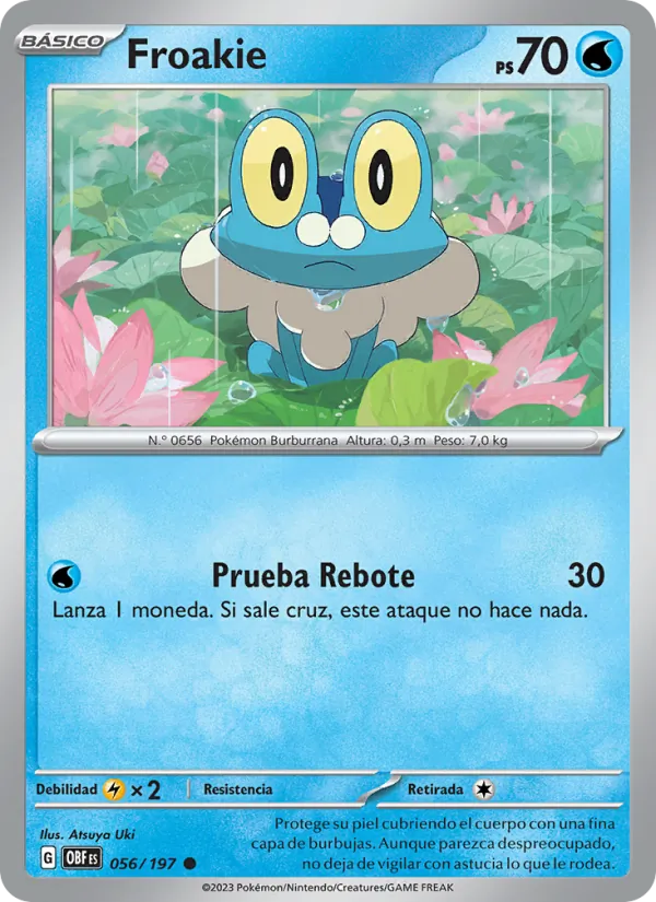 Froakie (Llamas Obsidianas #056/197)