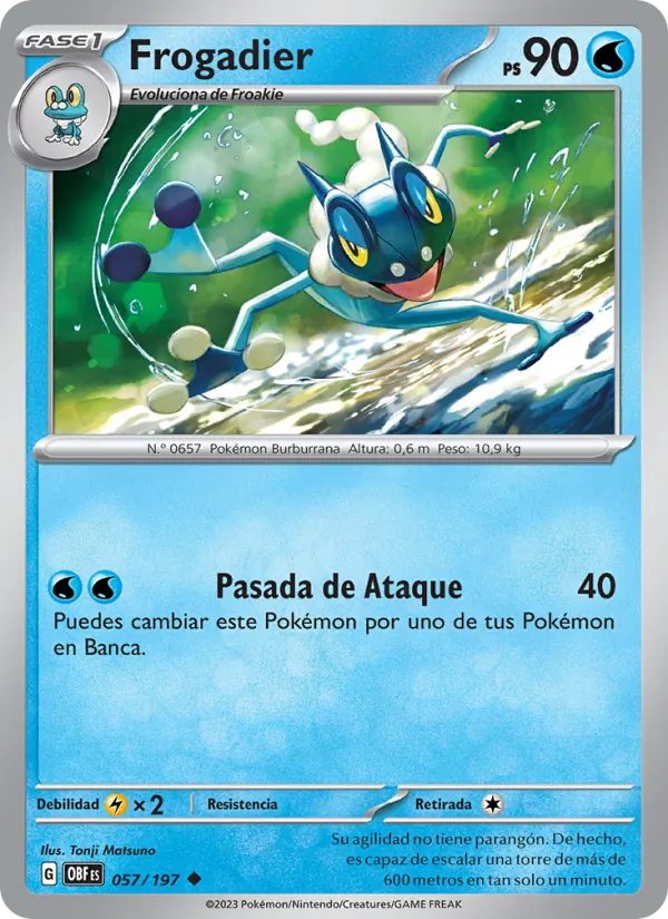 Frogadier (Obsidian Flames #057/197)