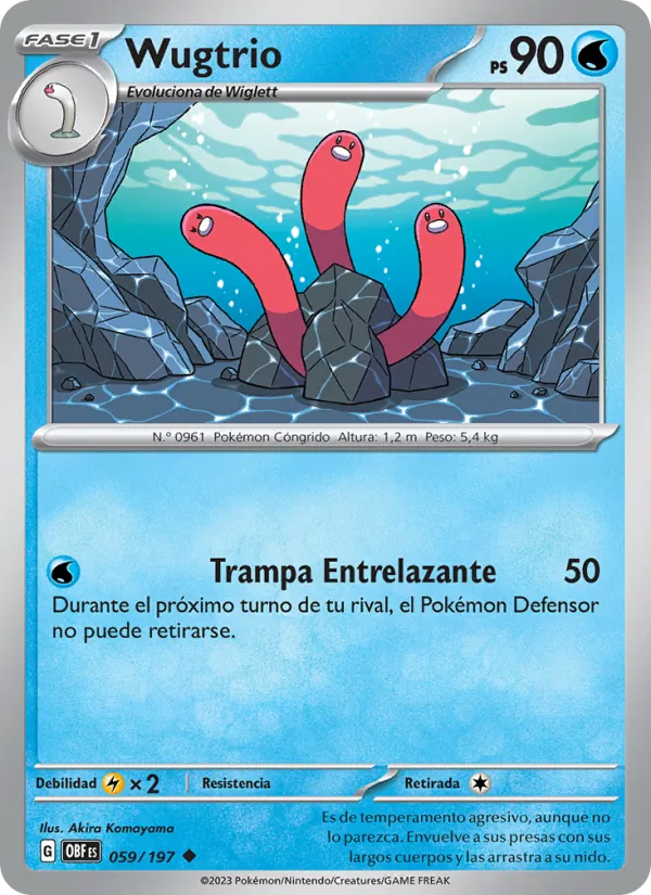 Wugtrio (Llamas Obsidianas #059/197)