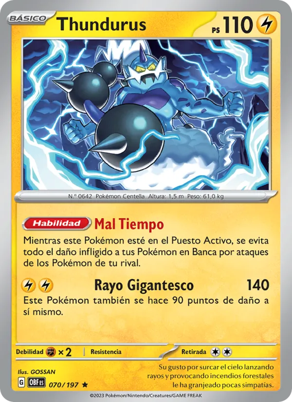 Thundurus (Obsidian Flames #070/197)