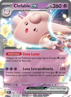 Clefable ex (Llamas Obsidianas #082/197)