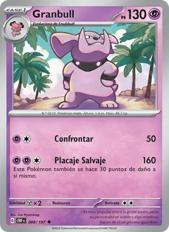 Granbull (Llamas Obsidianas #088/197)
