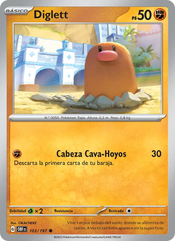 Diglett (Obsidian Flames #103/197)