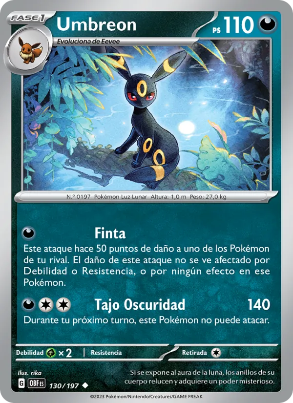 Umbreon (Llamas Obsidianas #130/197)