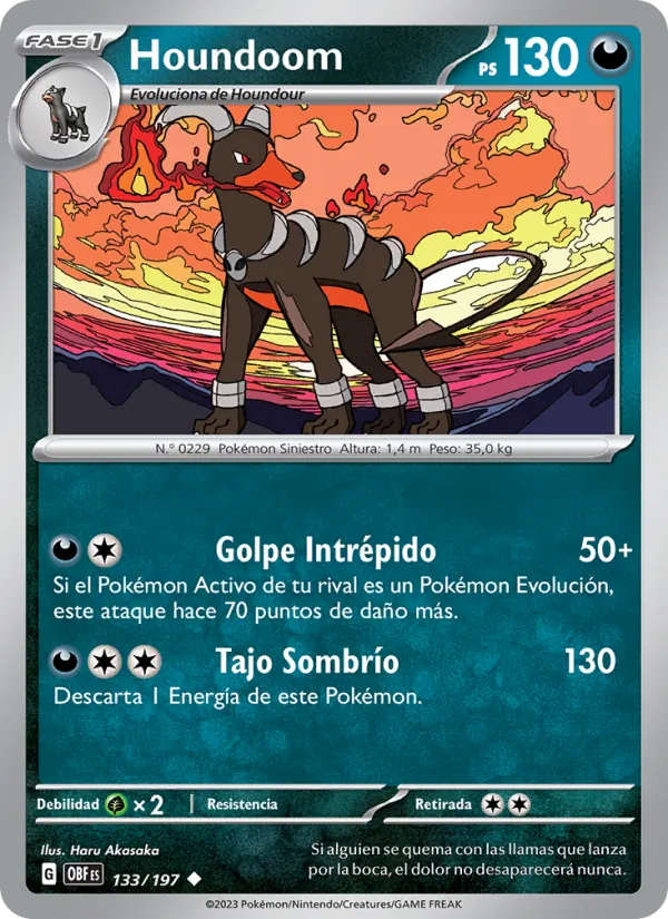 Houndoom (Obsidian Flames #133/197)