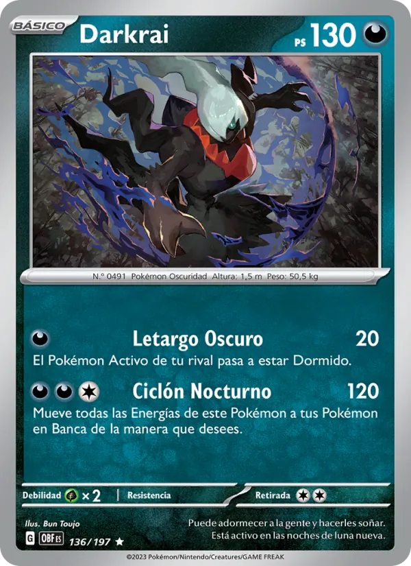 Darkrai (Obsidian Flames #136/197)