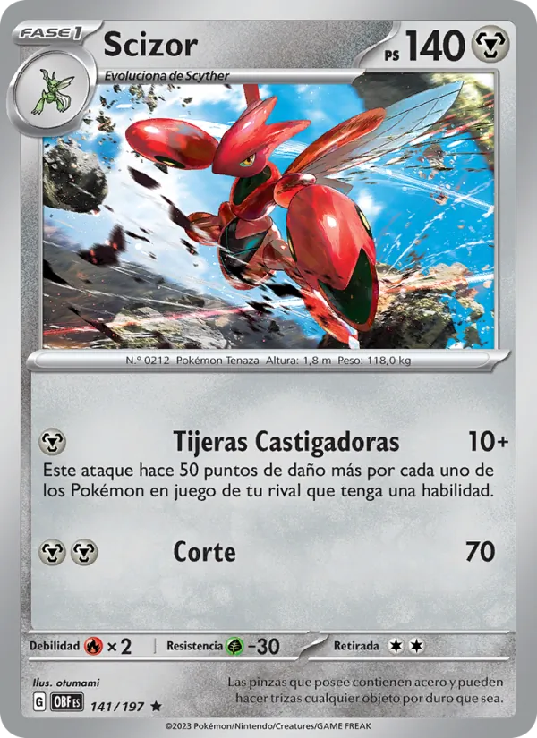 Scizor (Obsidian Flames #141/197)