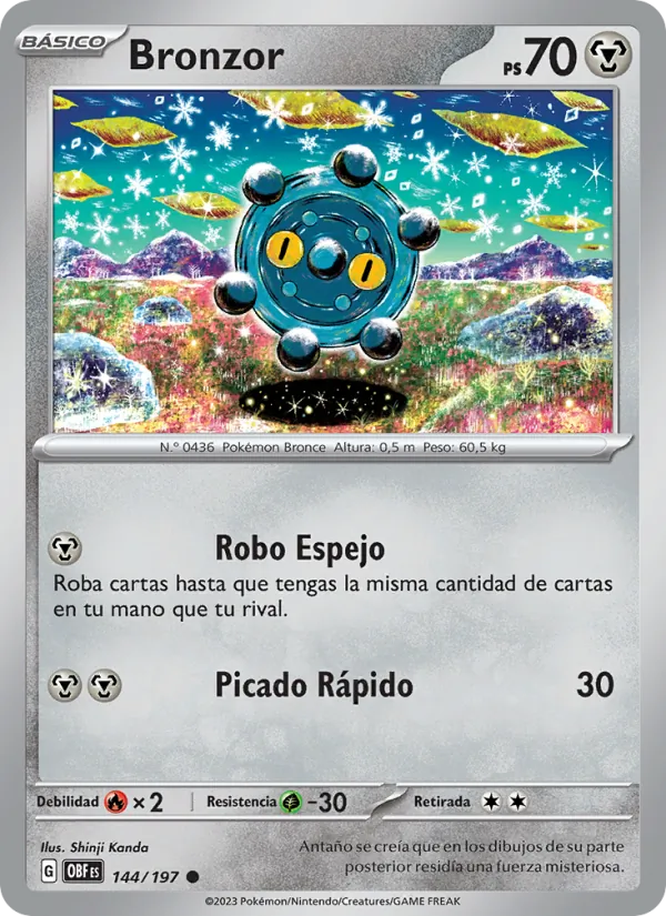 Bronzor (Llamas Obsidianas #144/197)