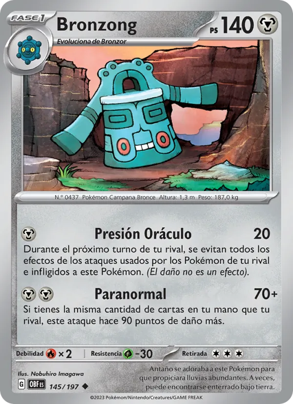 Bronzong (Obsidian Flames #145/197)