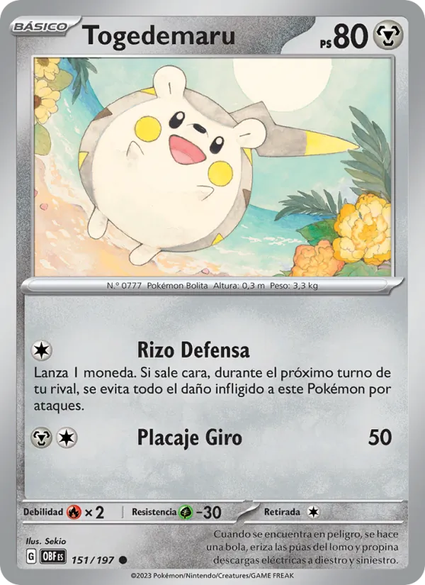 Togedemaru (Obsidian Flames #151/197)