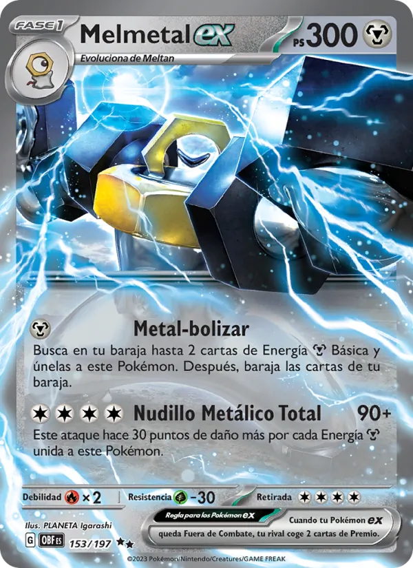 Melmetal ex (Llamas Obsidianas #153/197)