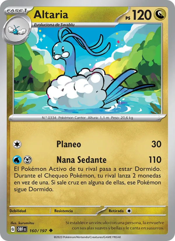 Altaria (Obsidian Flames #160/197)