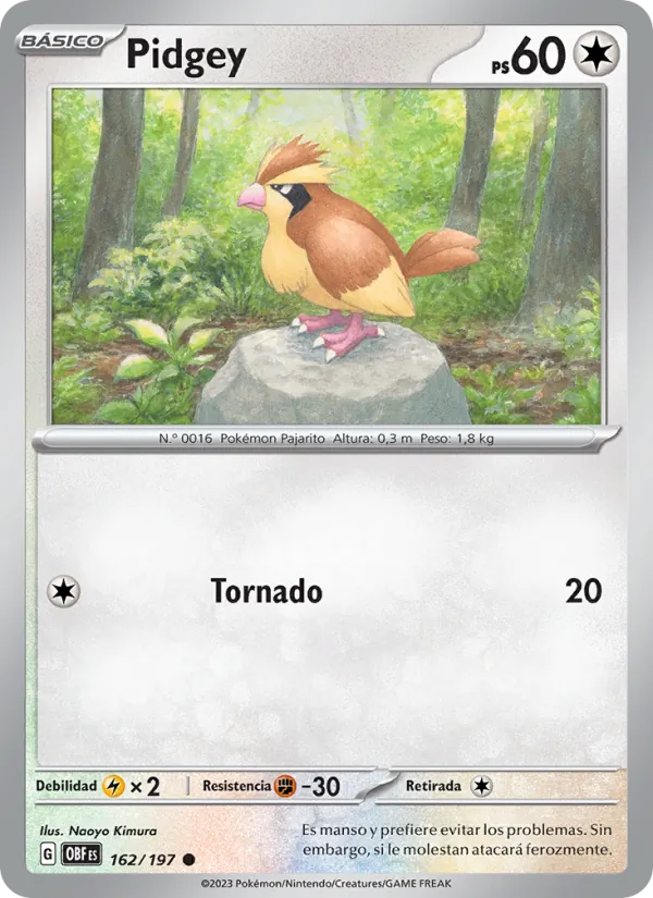 Pidgey (Obsidian Flames #162/197)