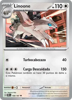 Linoone (Llamas Obsidianas #168/197)