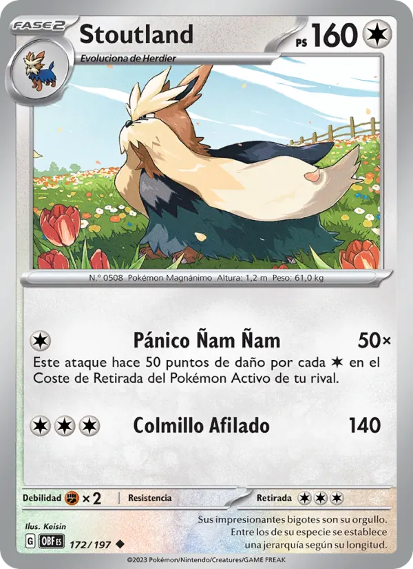Stoutland (Llamas Obsidianas #172/197)