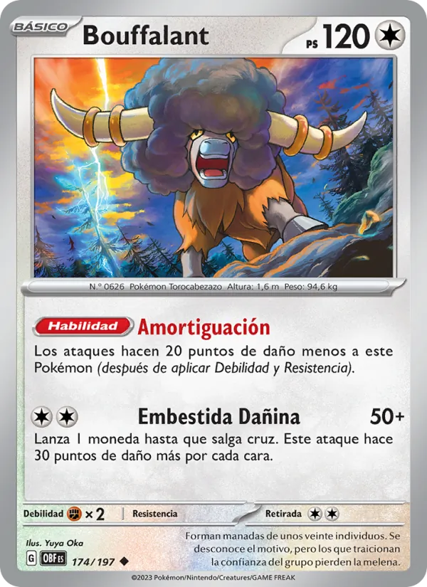 Bouffalant (Llamas Obsidianas #174/197)