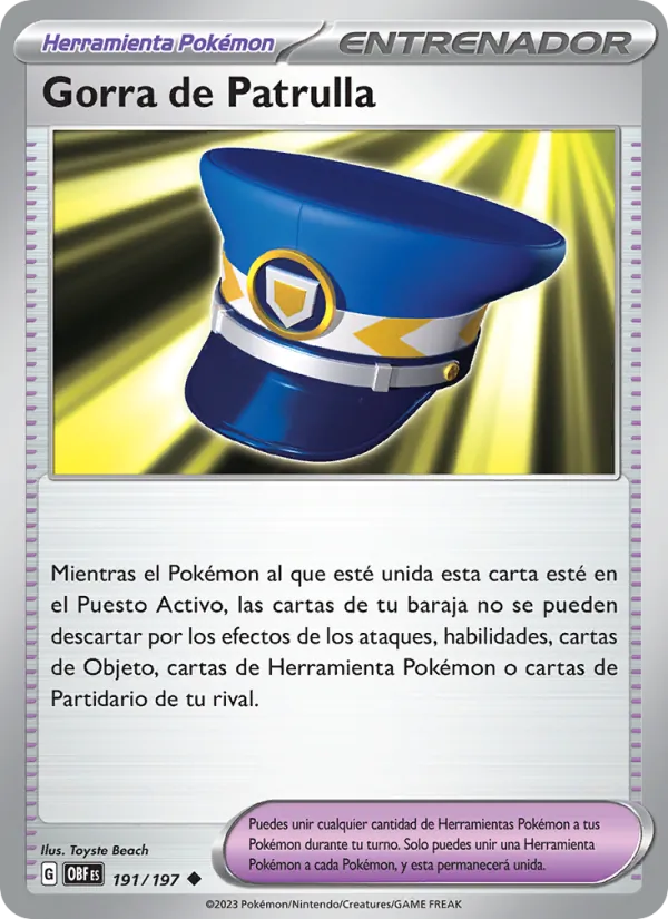 Gorra de Patrulla (Llamas Obsidianas #191/197)