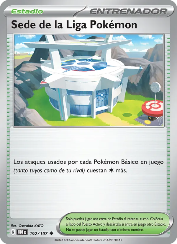 Sede de la Liga Pokémon (Obsidian Flames #192/197)