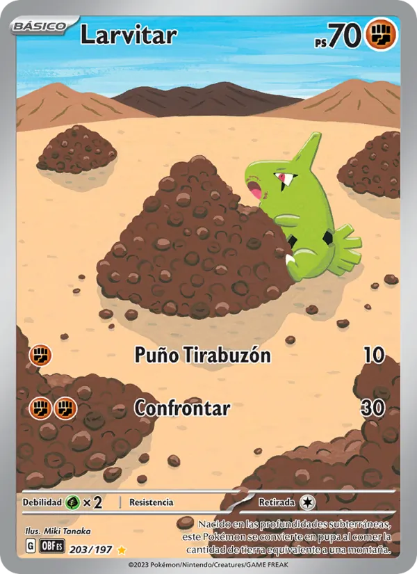 Larvitar (Llamas Obsidianas #203/197)