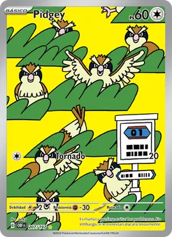 Pidgey (Llamas Obsidianas #207/197)