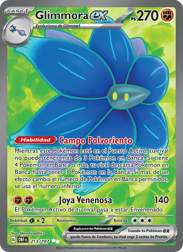 Glimmora ex (Obsidian Flames #213/197)