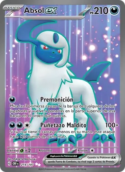 Absol ex (Llamas Obsidianas #214/197)