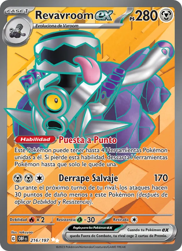 Revavroom ex (Llamas Obsidianas #216/197)