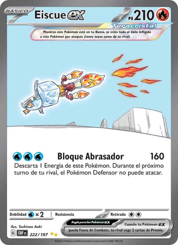 Eiscue ex (Llamas Obsidianas #222/197)