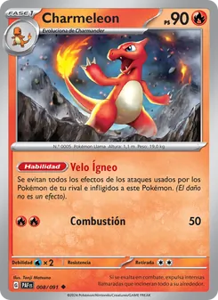 Charmeleon (Destinos de Paldea #008/91)