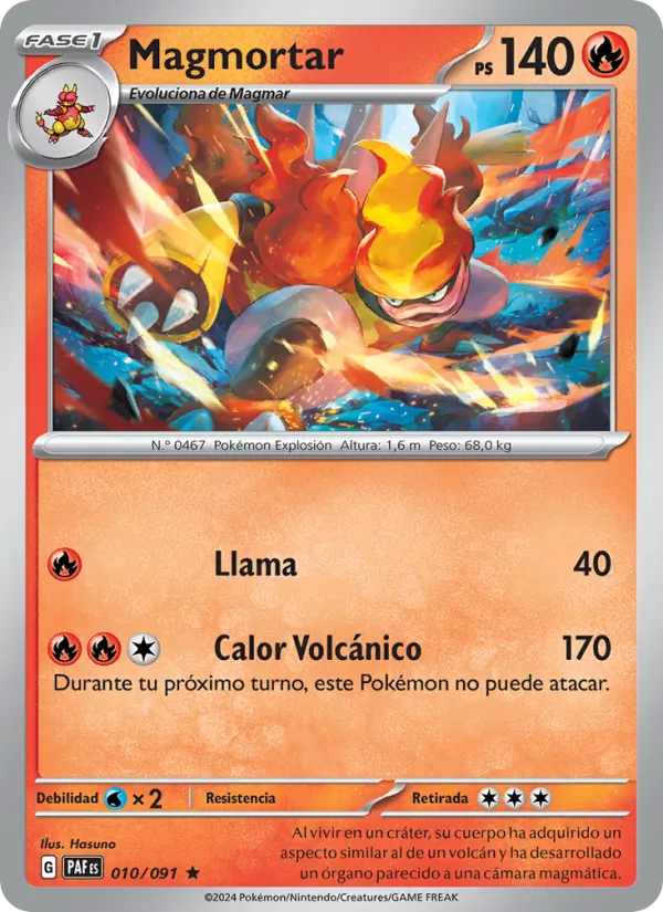 Magmortar (Paldean Fates #010/91)