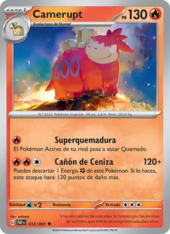 Camerupt (Destinos de Paldea #012/91)