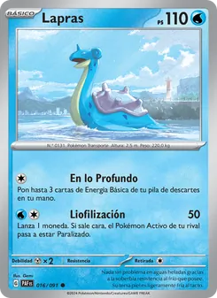 Lapras (Destinos de Paldea #016/91)