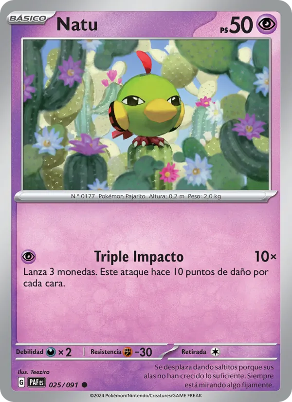 Natu (Destinos de Paldea #025/91)