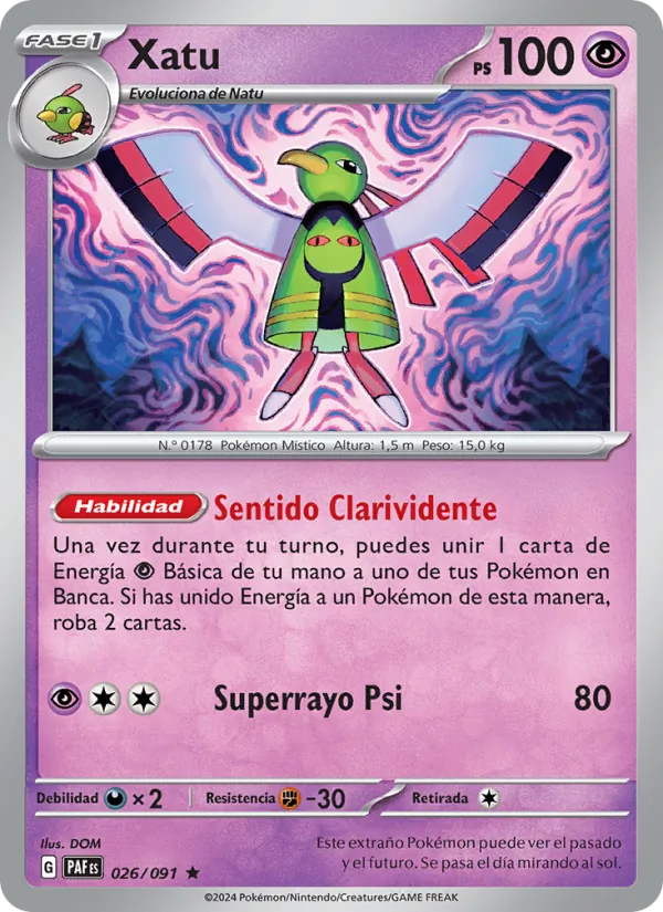 Xatu (Paldean Fates #026/91)