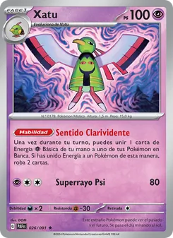 Xatu (Destinos de Paldea #026/91)