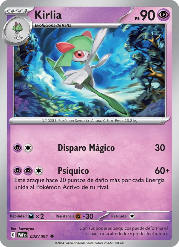 Kirlia (Destinos de Paldea #028/91)