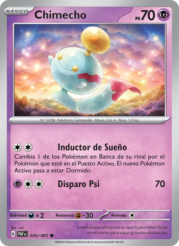 Chimecho (Destinos de Paldea #030/91)