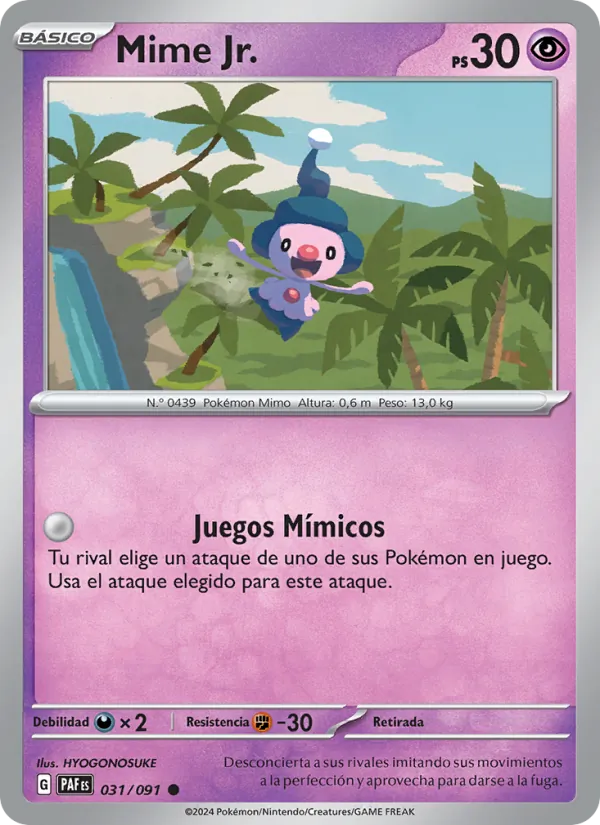 Mime Jr. (Destinos de Paldea #031/91)