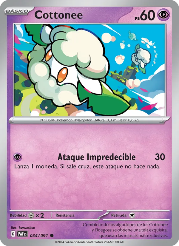Cottonee (Destinos de Paldea #034/91)