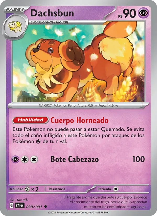 Dachsbun (Destinos de Paldea #039/91)