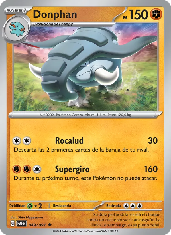 Donphan (Destinos de Paldea #049/91)