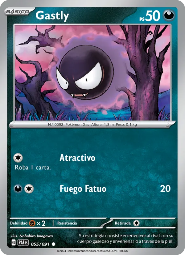 Gastly (Destinos de Paldea #055/91)