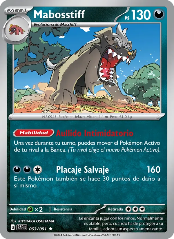 Mabosstiff (Paldean Fates #063/91)