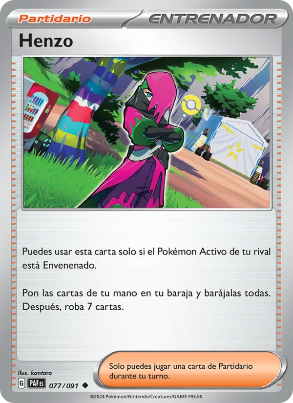 Henzo (Destinos de Paldea #077/91)