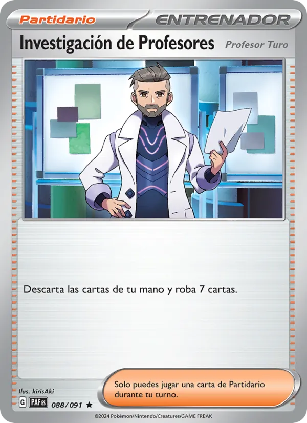 Investigación de Profesores (Destinos de Paldea #088/91)