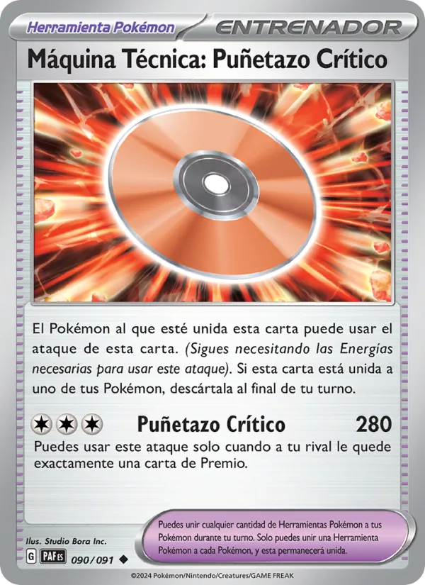 Máquina Técnica: Puñetazo Crítico (Destinos de Paldea #090/91)