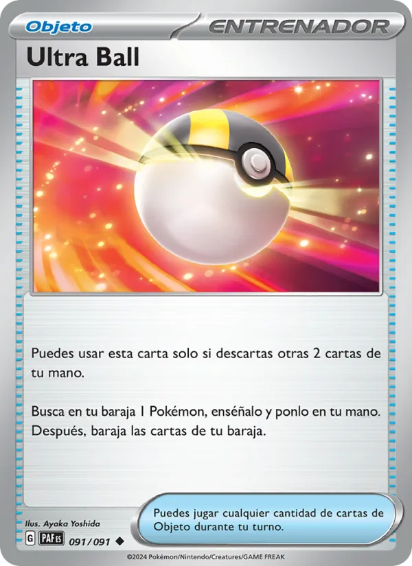 Ultra Ball (Destinos de Paldea #091/91)