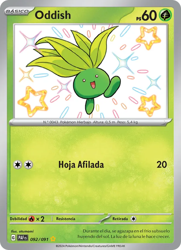 Oddish (Destinos de Paldea #092/91)